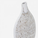 Vaso decorativo in resina effetto inciso Nairobi
