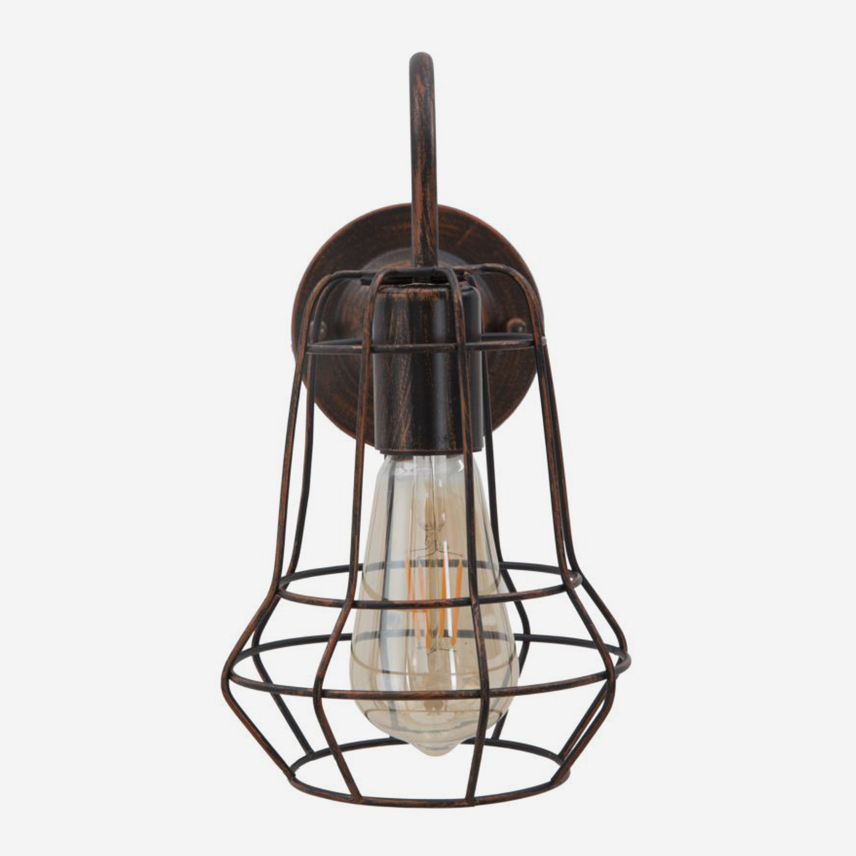Lampada da muro industriale in ferro Industry B