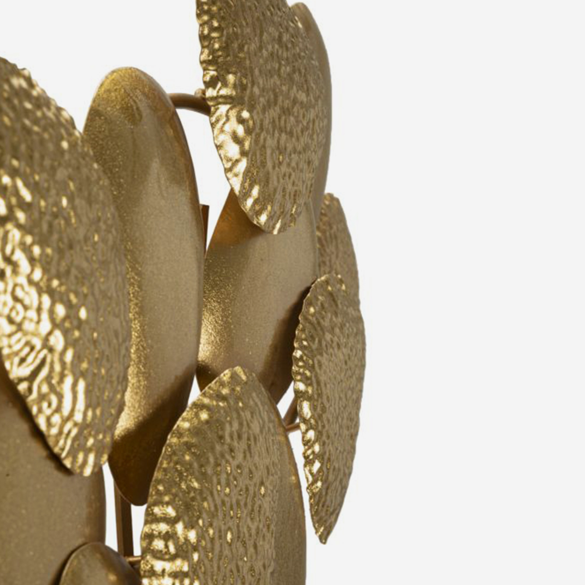 Wandleuchte aus Eisen mit 3 Flammen Shell 31