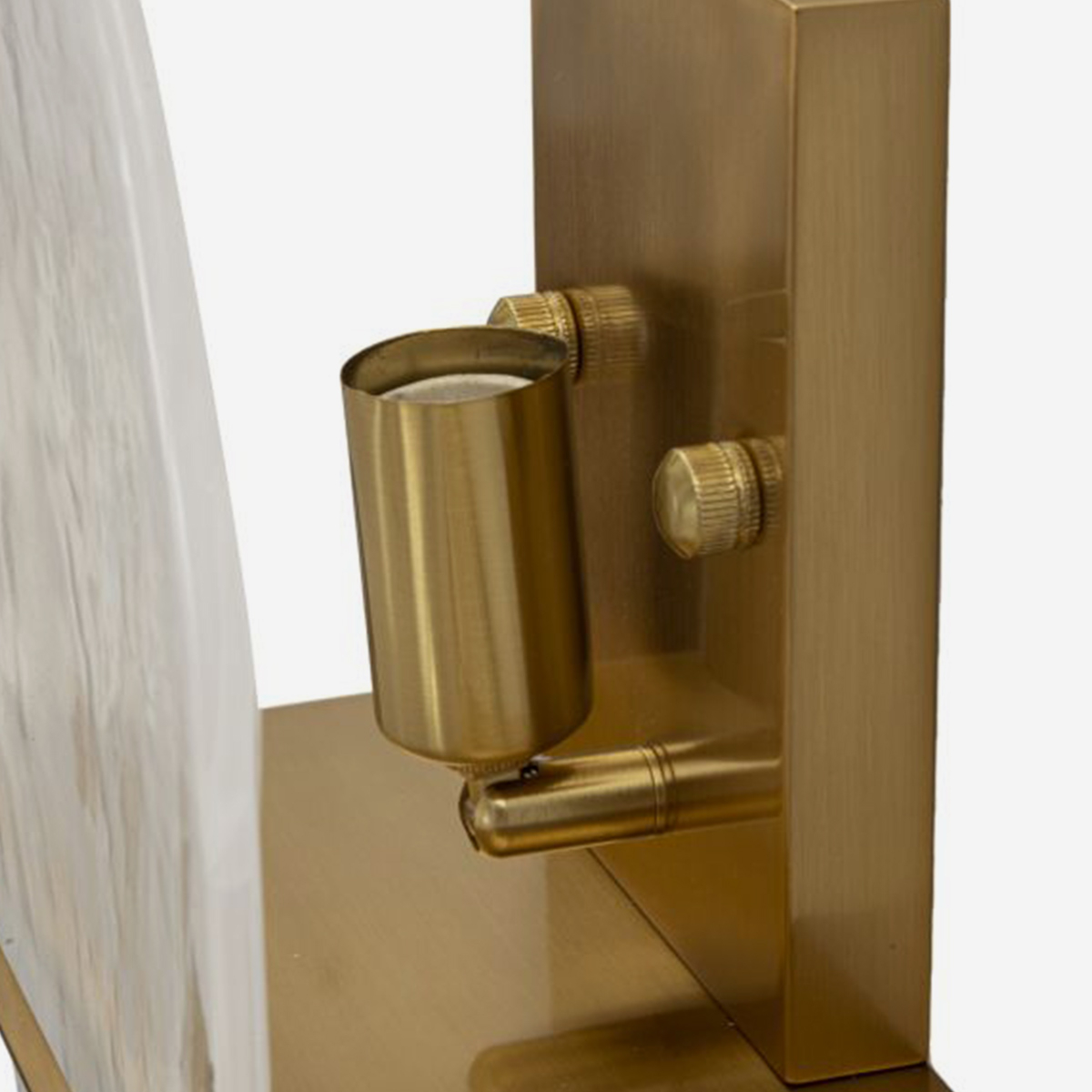 Wandleuchte aus Glas und Eisen Portlan
