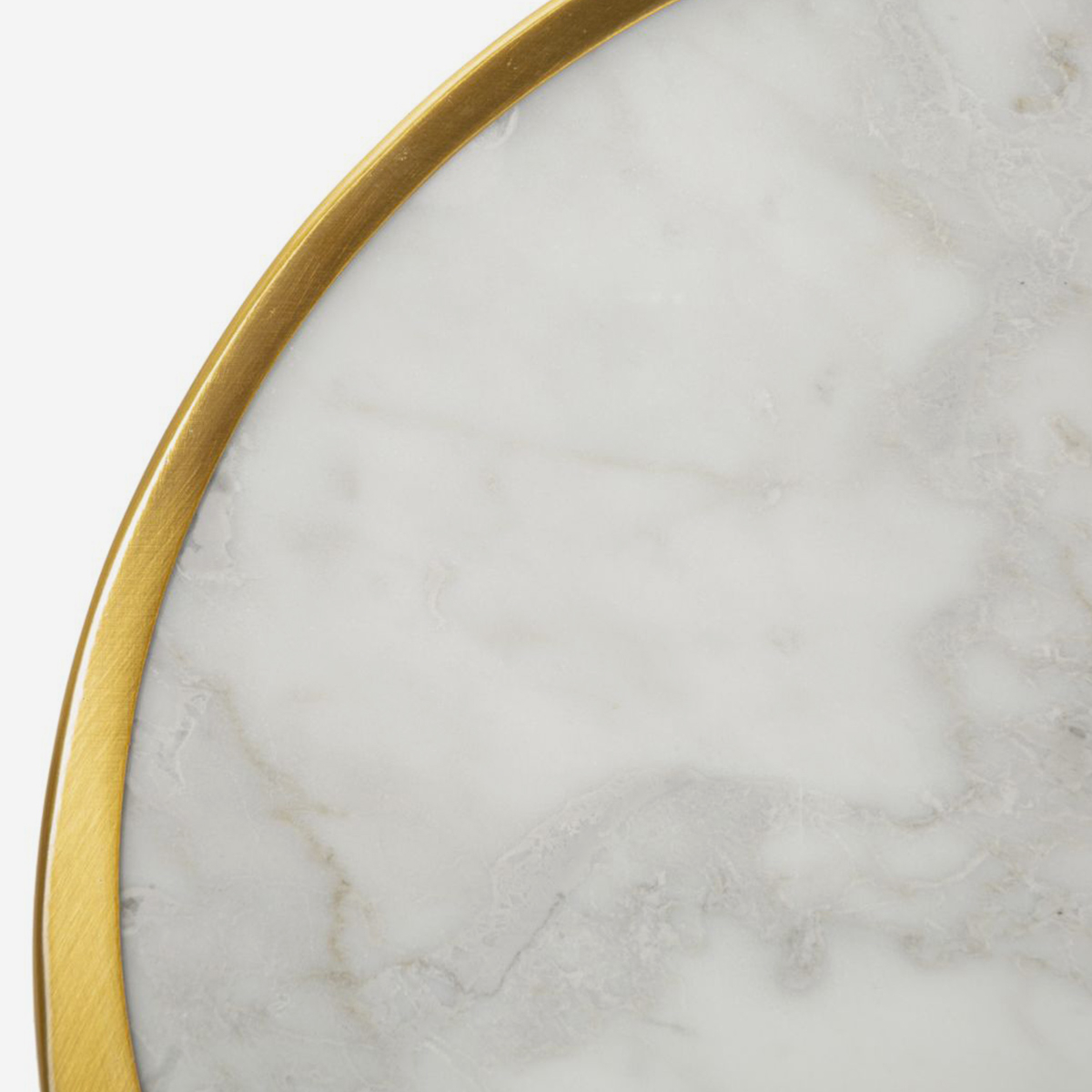 Applique murale ronde en verre et fer Marble
