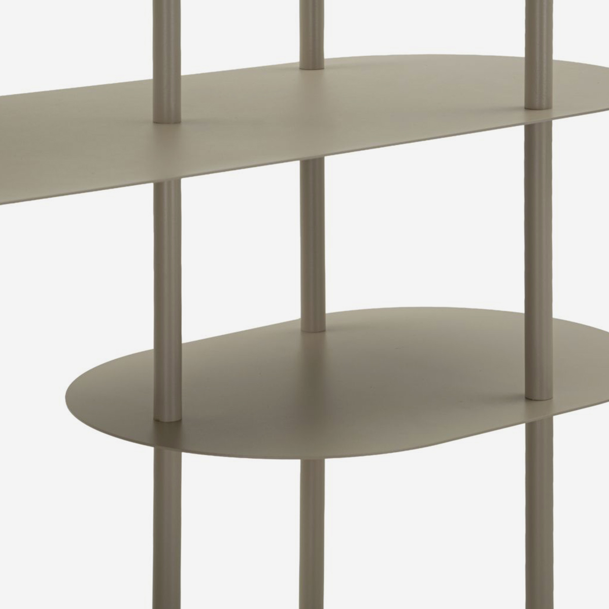 Modernes Metallregal mit 5 Ablagen Saturno