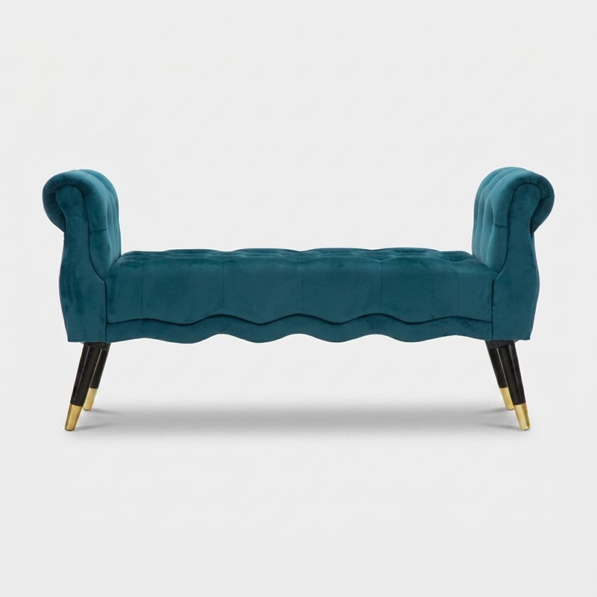 Banquette rembourrée en velours pour chambre et salon Paris