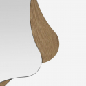 Dekorativer Wandspiegel aus MDF und Glas Star
