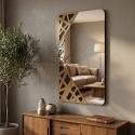 Specchio da parete rettangolare decorativo Angle