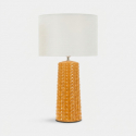 Keramik-Tischlampe mit Lampenschirm Gliss