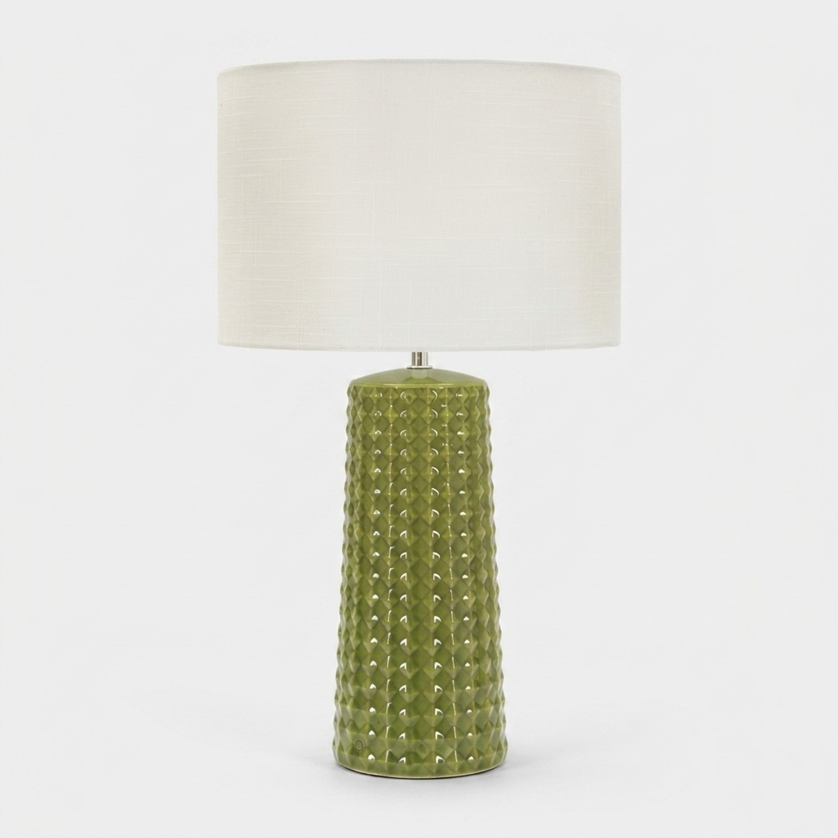 Lampada da tavolo in ceramica con paralume Gliss