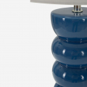 Lampada da tavolo in ceramica con paralume Torr