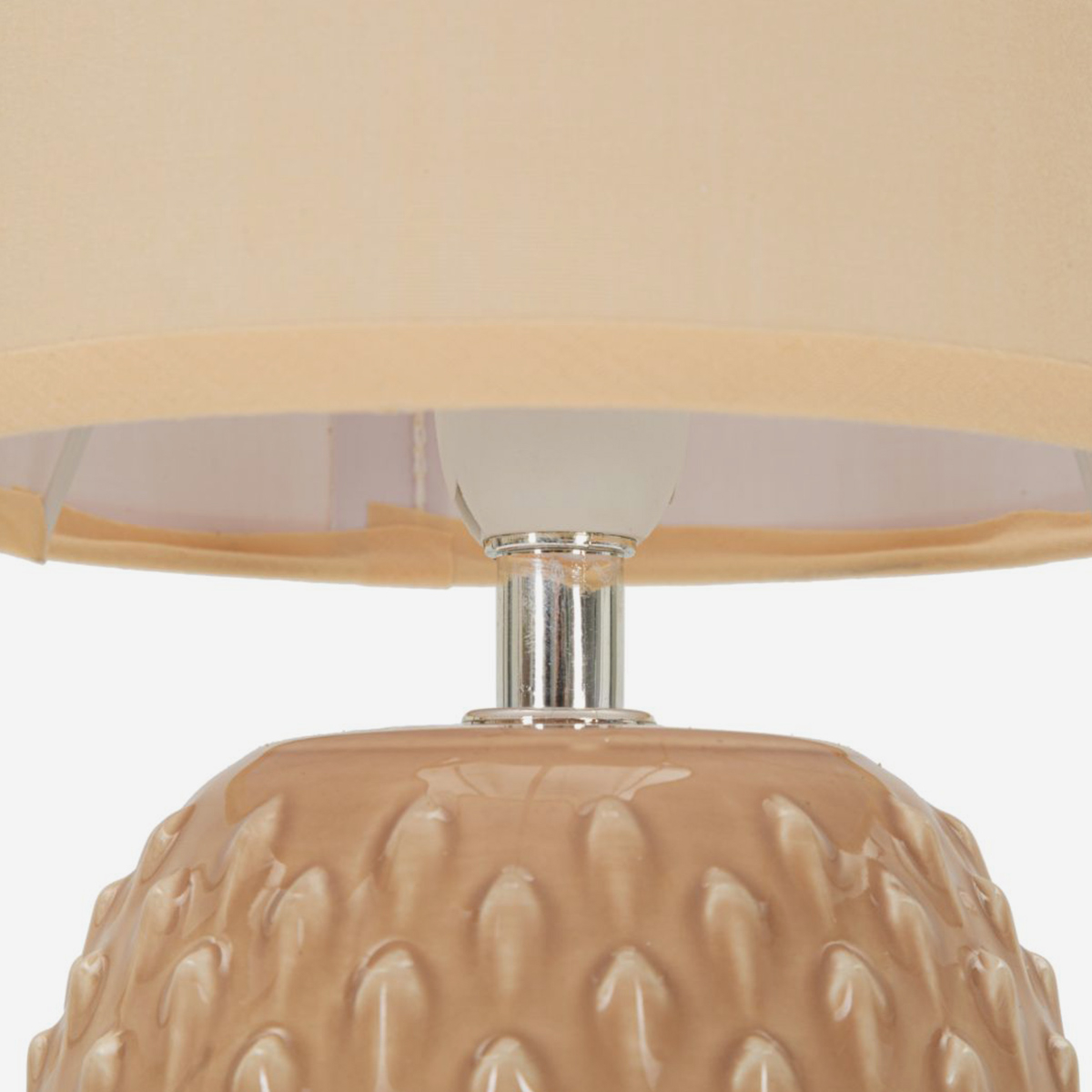 Lampada da comodino in ceramica con paralume Pontus