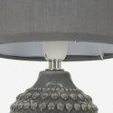 Nachttischlampe aus Keramik und Stoff Points