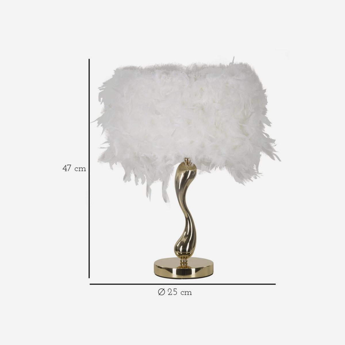 Lampada da tavolo con paralume decorativo Cart