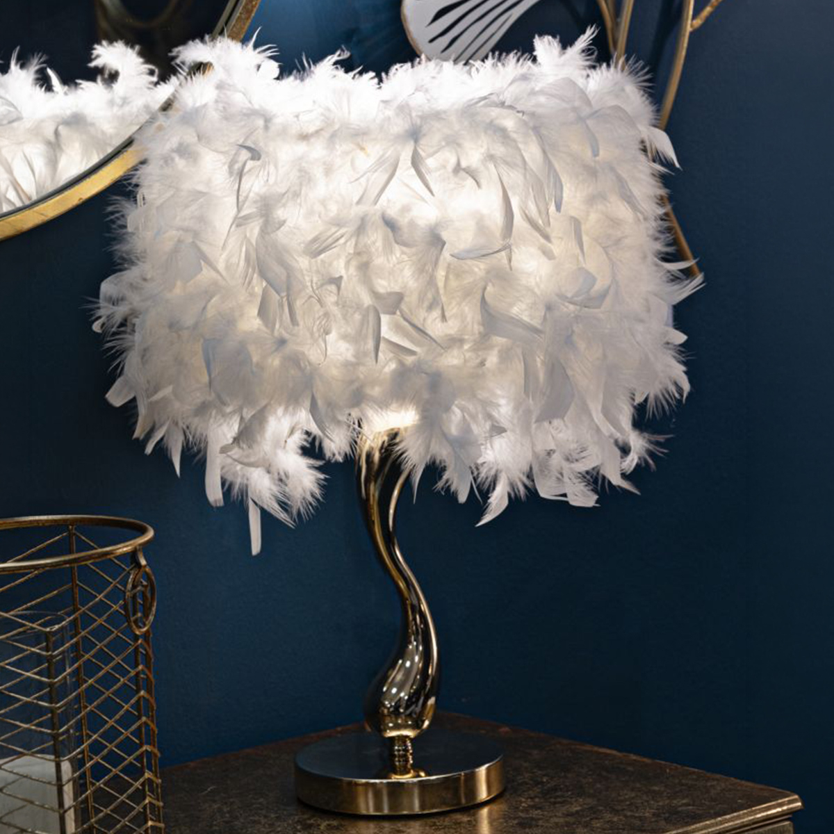 Lampe de table avec abat-jour décoratif Cart