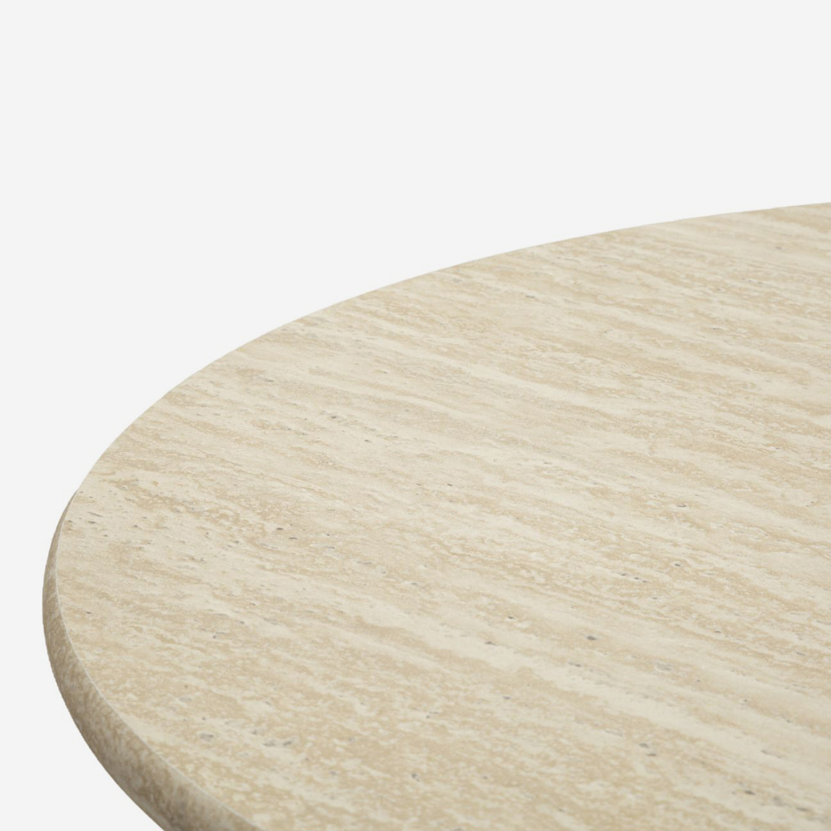 Runder Bartisch Alaska aus MDF und Eisen