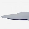 Hoher runder Bartisch aus Metall Clox