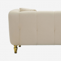 2-Sitzer-Sofa aus Samt mit Kissen Alma