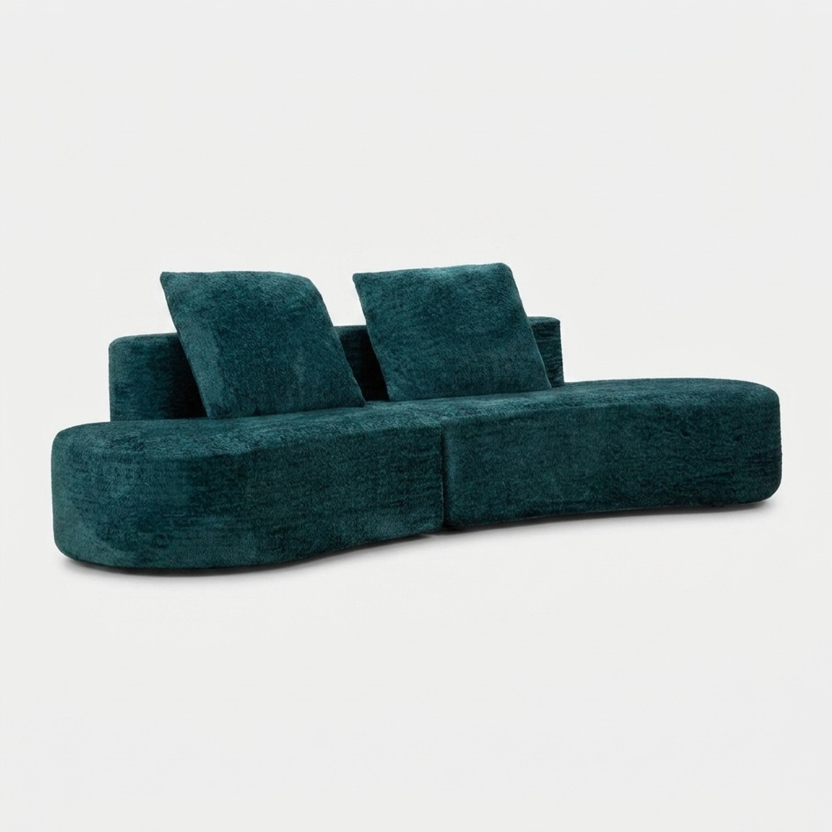 Sofá bouclé de diseño 3 plazas 238 cm Island
