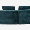 Sofá bouclé de diseño 3 plazas 238 cm Island
