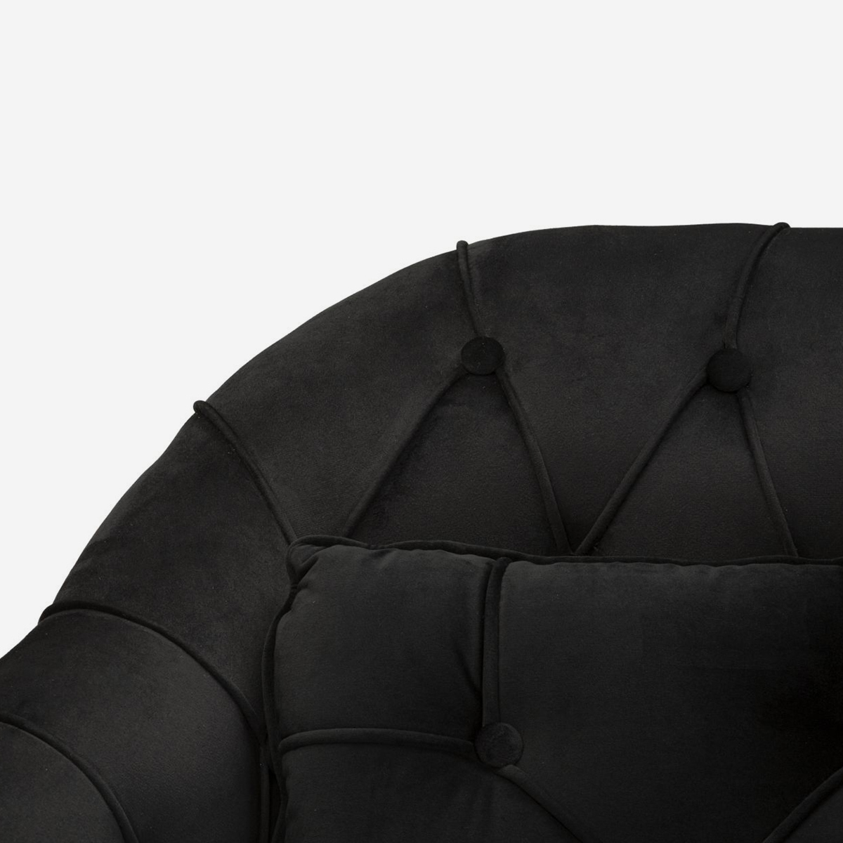 Gepolstertes 2-Sitzer-Sofa mit Kissen Budapest