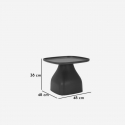 Indoor- und Outdoor-Beistelltisch aus Polypropylen Gea 38