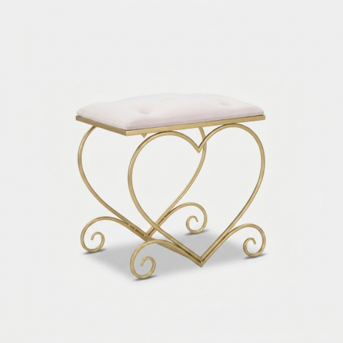 Barhocker gepolstert Heart