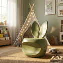 Silla de diseño para interior y exterior en polietileno Bunny
