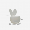 Silla de diseño para interior y exterior en polietileno Bunny