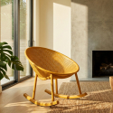Indoor-/Outdoor-Schaukelstuhl aus Polypropylen Ibiza