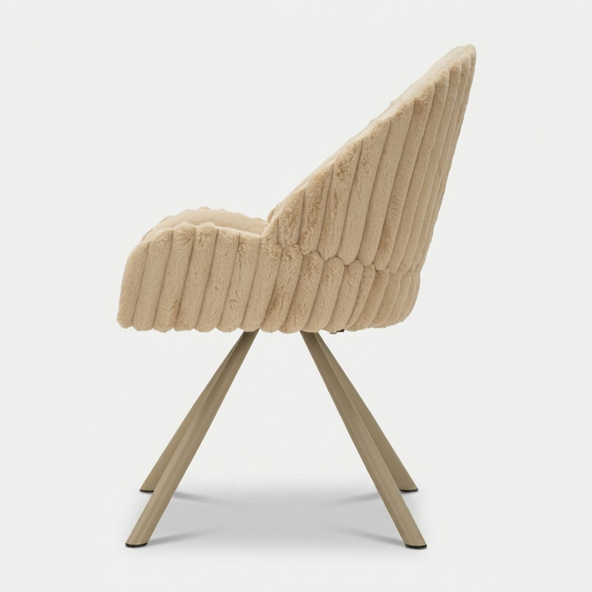 Silla moderna tapizada de tela, juego de 2, Stoccolma A