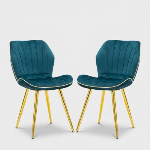 Sessel aus Samtoptik Paris