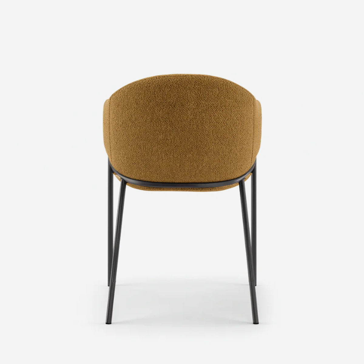 2er-Set gepolsterte Stühle aus Bouclé-Stoff mit Easy-Clean-Bezug Duna