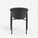 Set de 2 sillas de comedor tapizadas en tela Electra