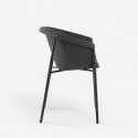 Set de 2 sillas de comedor tapizadas en tela Electra