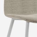 Set de 4 sillas de comedor acolchadas en ratán sintético Evelyn