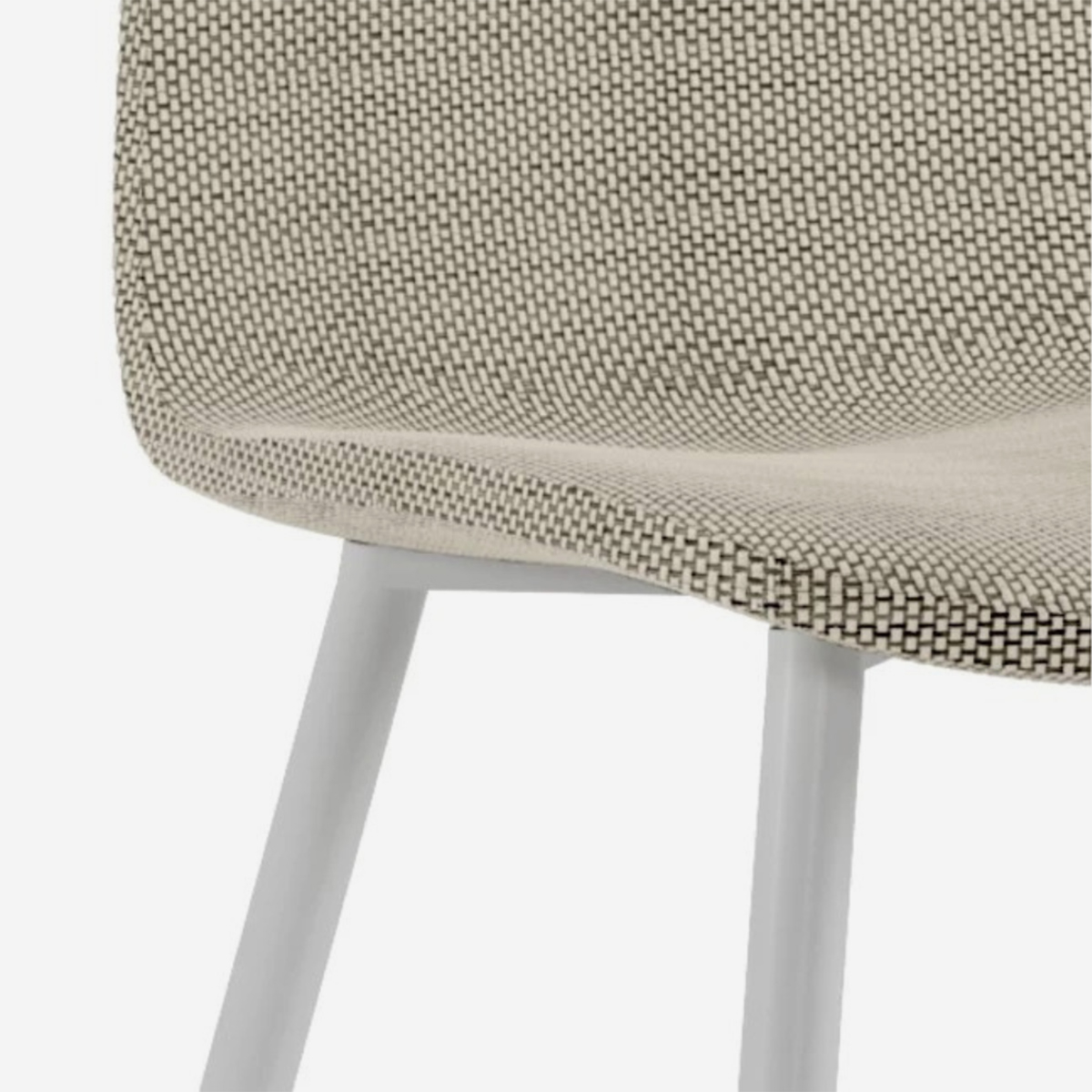 Set de 4 sillas de comedor acolchadas en ratán sintético Evelyn