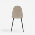 Set de 4 sillas de comedor acolchadas en ratán sintético Vienna