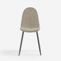 Set de 4 sillas de comedor acolchadas en ratán sintético Vienna