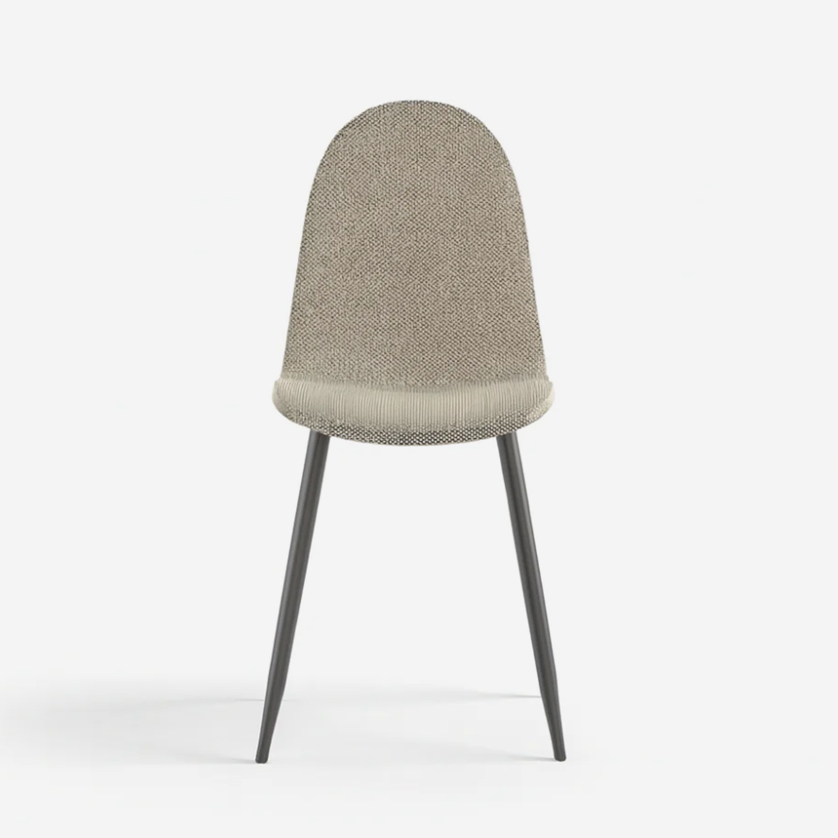 Set de 4 sillas de comedor acolchadas en ratán sintético Vienna