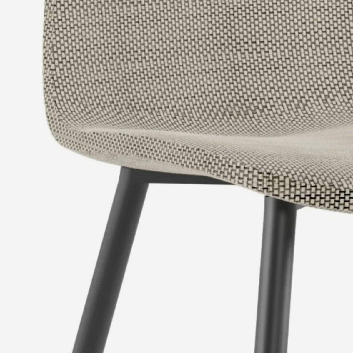 Set de 4 sillas de comedor acolchadas en ratán sintético Vienna