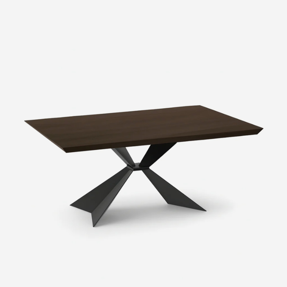 Mesa de comedor extensible de madera y metal 160/240x90 Taurus