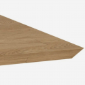 Ausziehbarer Tisch aus Holz und Metall 160/240x90 Taurus