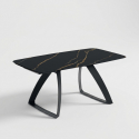Mesa de comedor extensible de cerámica 180/240x90 Slide