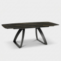 Mesa de comedor extensible de cerámica 180/240x90 Slide