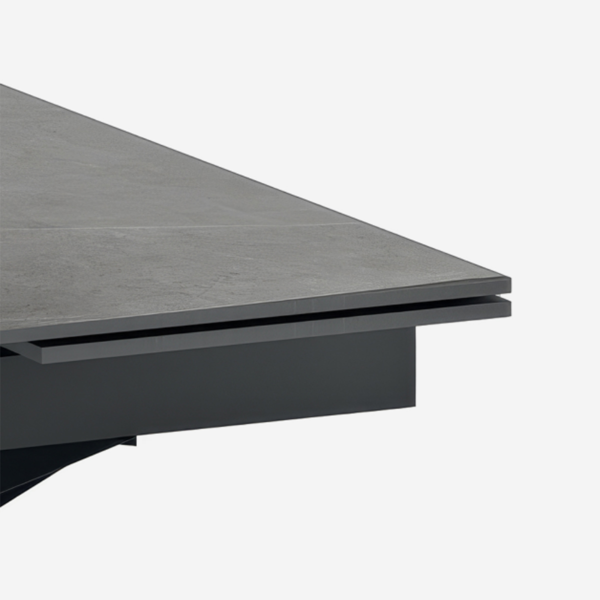 Mesa extensible de cerámica y metal 160/240x90 Iulius