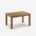 Tavolo allungabile in rovere 140/190x80 cm Camden