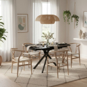 Mesa extensible de cerámica para cocina y salón 120x80/120 Drift