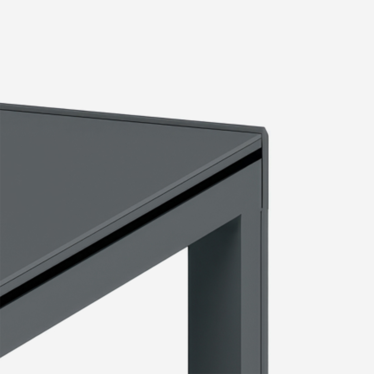 Ausziehbarer Tisch aus gehärtetem Glas 120/350x83 Balmoral