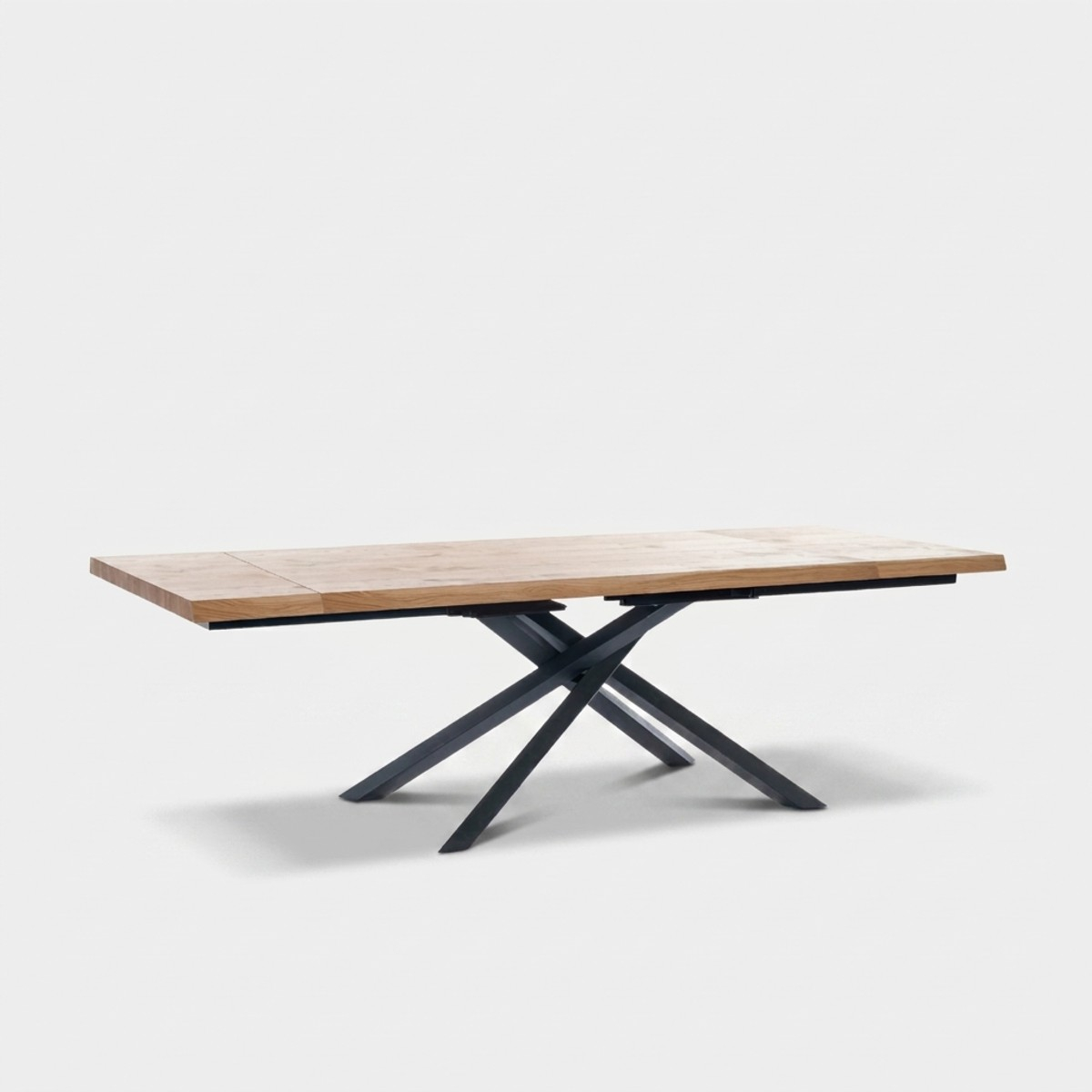 Ausziehbarer Esstisch aus furnierter Eiche 160/240x90 Blake