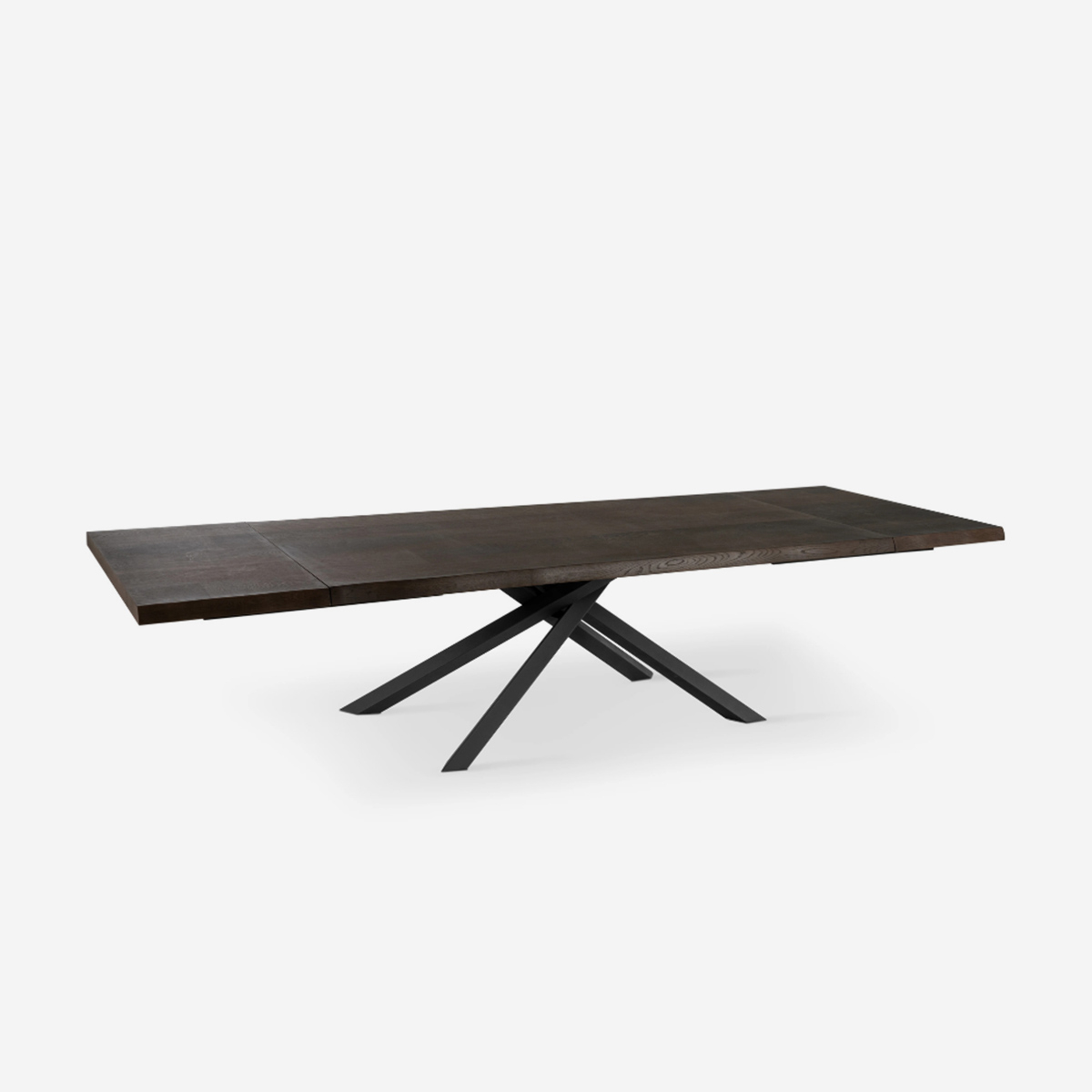 Mesa extensible de roble y metal 200/300x100 Blake