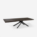 Mesa extensible de roble y metal 200/300x100 Blake