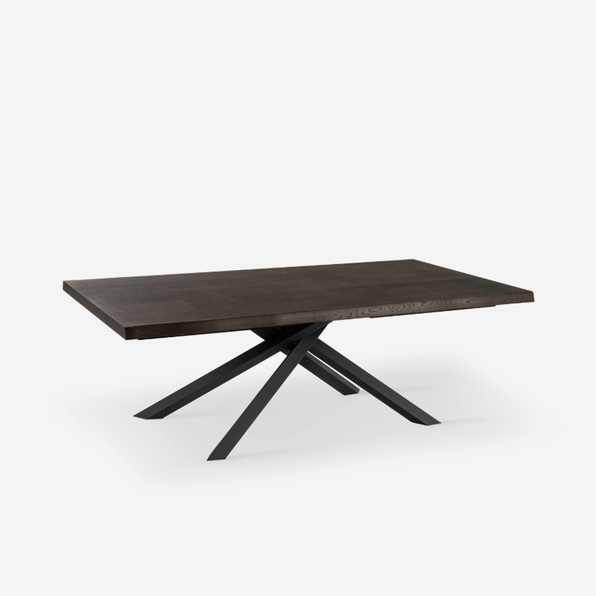 Mesa extensible de roble y metal 200/300x100 Blake